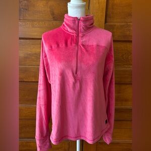 Juicy Couture Pink Quarter-Zip Pullover